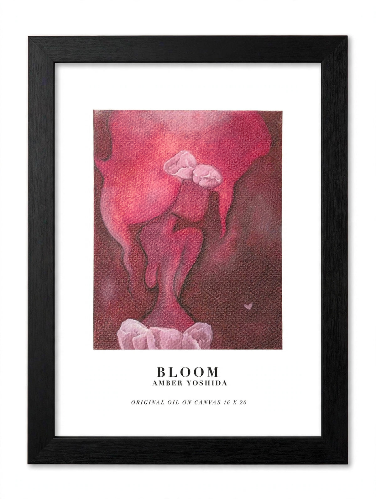 BLOOM - 5x7 Fine Art Print | Series: Pink Ladies on Canvas | Artist: Amber Yoshida