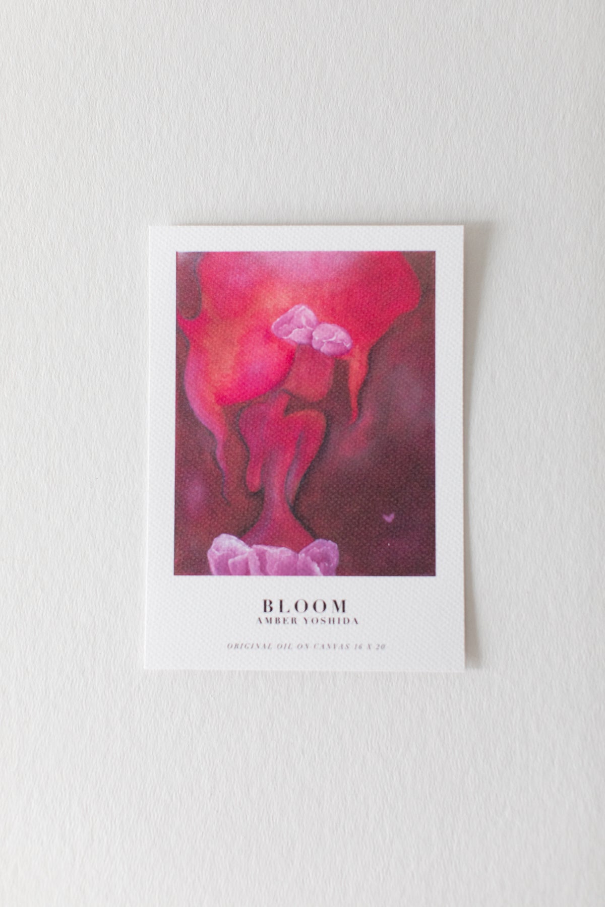 BLOOM - 5x7 Fine Art Print | Series: Pink Ladies on Canvas | Artist: Amber Yoshida
