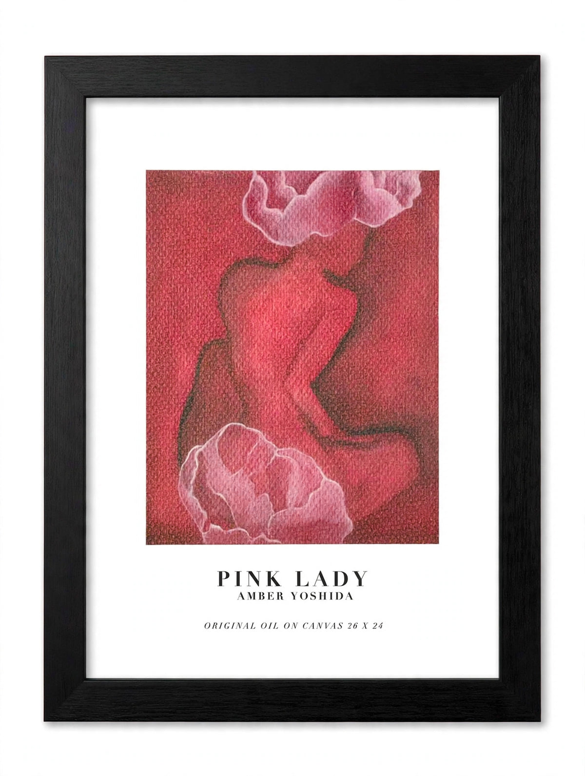 PINK LADY - 5x7 Fine Art Print | Pink Ladies on Canvas Series | Artist: Amber Yoshida
