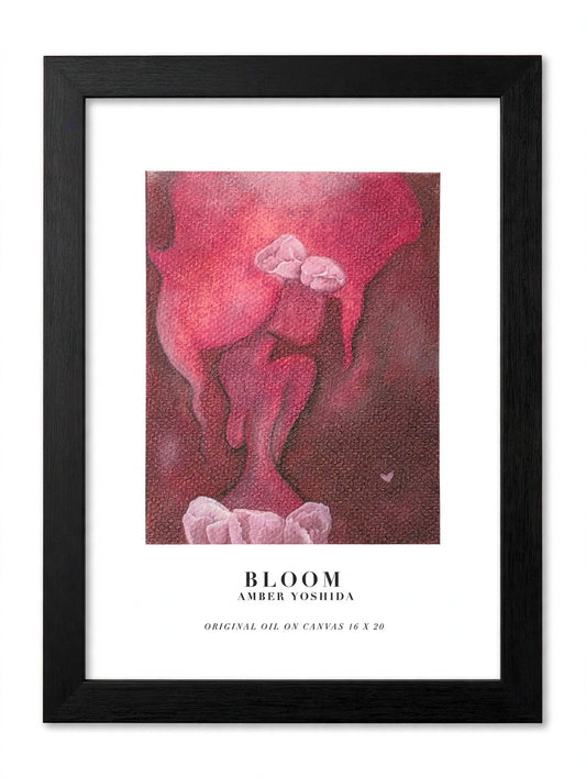 BLOOM - 5x7 Fine Art Print | Series: Pink Ladies on Canvas | Artist: Amber Yoshida
