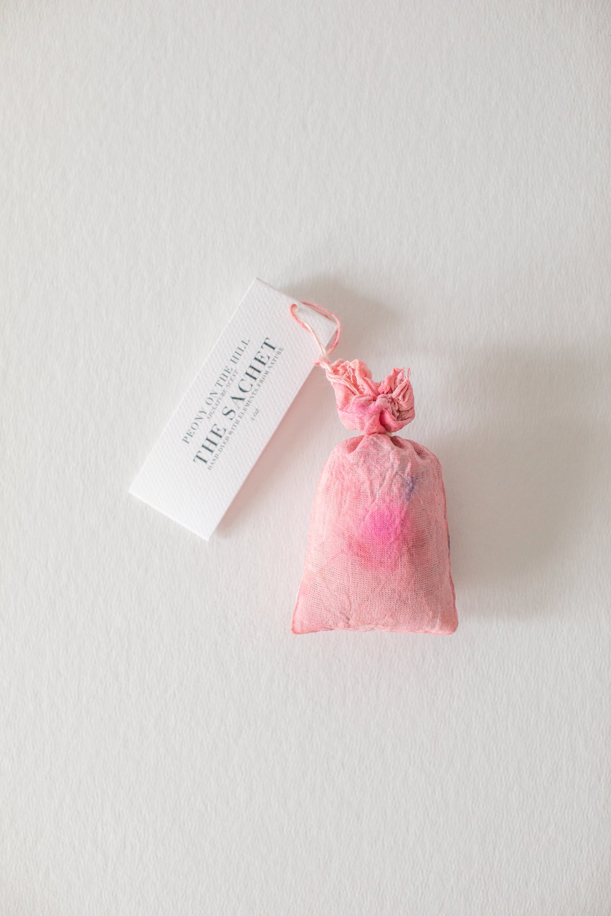The Sachet - Signature Scent - 4 oz | Hand-Dyed | Peony on the Hill Signature Scent